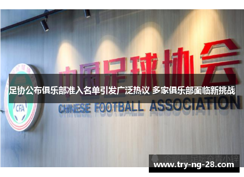 足协公布俱乐部准入名单引发广泛热议 多家俱乐部面临新挑战