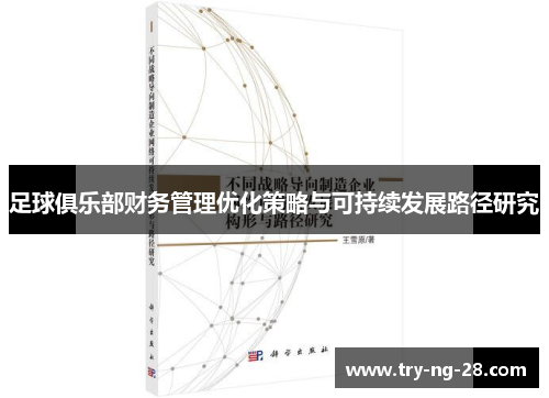 足球俱乐部财务管理优化策略与可持续发展路径研究
