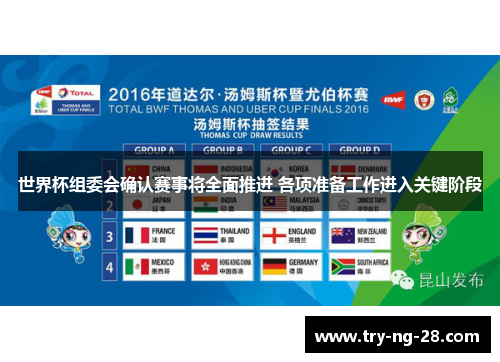 世界杯组委会确认赛事将全面推进 各项准备工作进入关键阶段 世界杯组委会确认赛事将全面推进 各项准备工作进入关键阶段