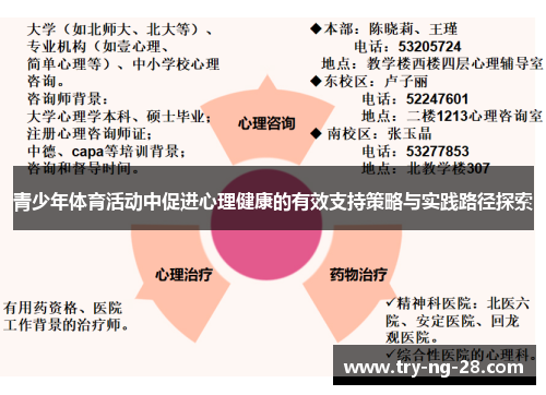 青少年体育活动中促进心理健康的有效支持策略与实践路径探索